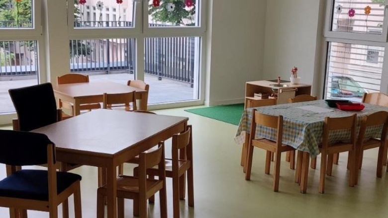 Neuer Platz für 145 Kita-Kinder! Das Bild zeigt einen Gruppenraum der Kita Wehringhauser Stadtmäuse