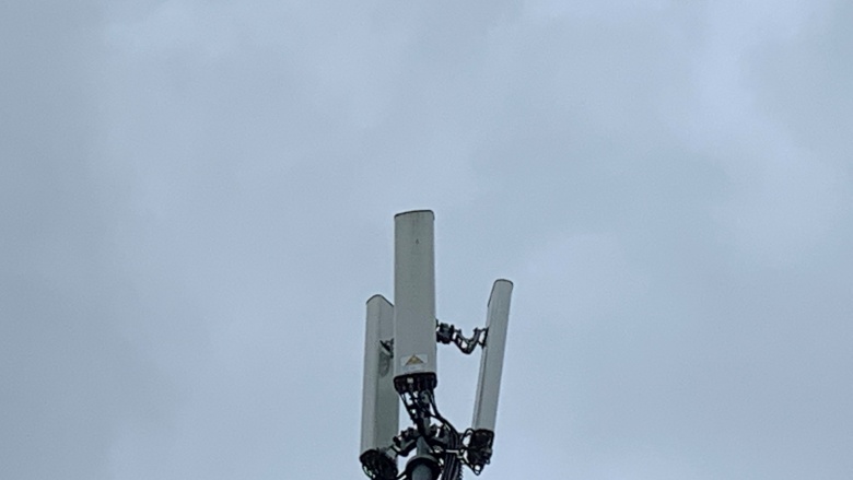 Nicht schön, aber praktisch: Mobilfunkmast sichert mobile Versorgung mit Daten. Das Bild zeigt eine- Mobilfunk-Antennenmast.