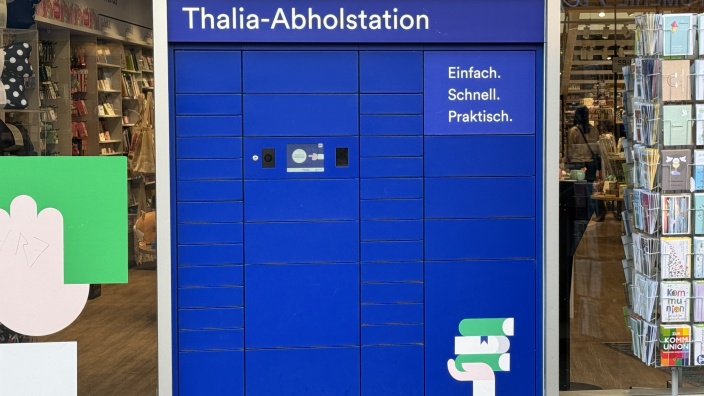 Das BIld zeigt die Hagener Abholstation von Thalia.