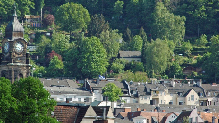 Das Bild zeigt Häuser im Hagener Stadtteil Wehringhausen.